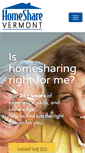 Mobile Screenshot of homesharevermont.org