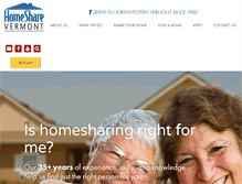 Tablet Screenshot of homesharevermont.org